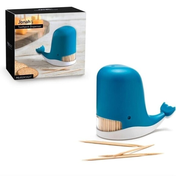 Jonah the Whale Decorative Toothpick Dispenser Holder - Picture 1 of 4